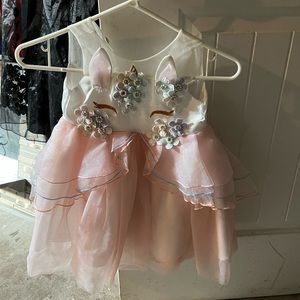 Girls Unicorn dress